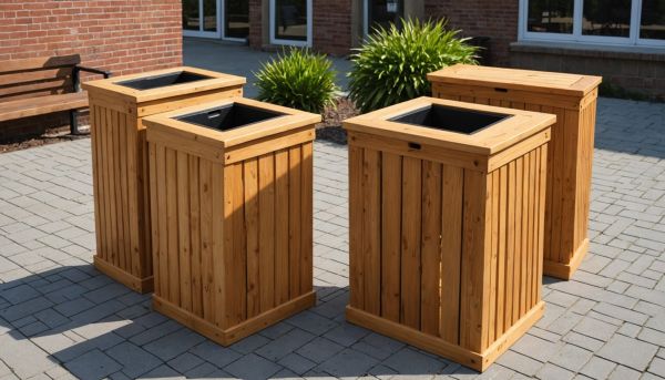 Poubelles en bois : la touche design pour votre espace
