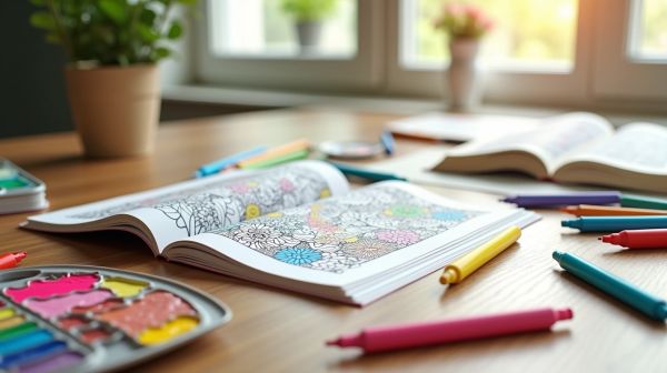 Quel papier choisir dans un livre de coloriage pour utiliser des feutres ?